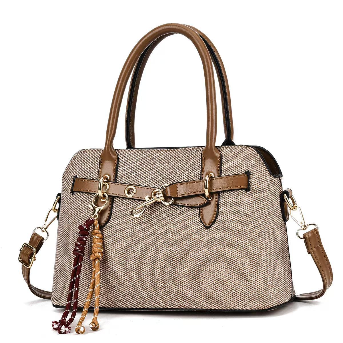 Temperamento versátil nuevo bolso coreano de moda mujer hermoso bolso de hombro bolso de mujer bolso de mujer bolso grande