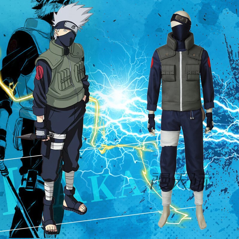 Nado Trade Naruto Clothes Kakashi cos Clothes Flag Wood Kakashi cosplay Clothing 4187 Nado Trade Naruto Clothes Kakashi cos Clothes Flag Wood Kakashi cosplay Clothing 4187