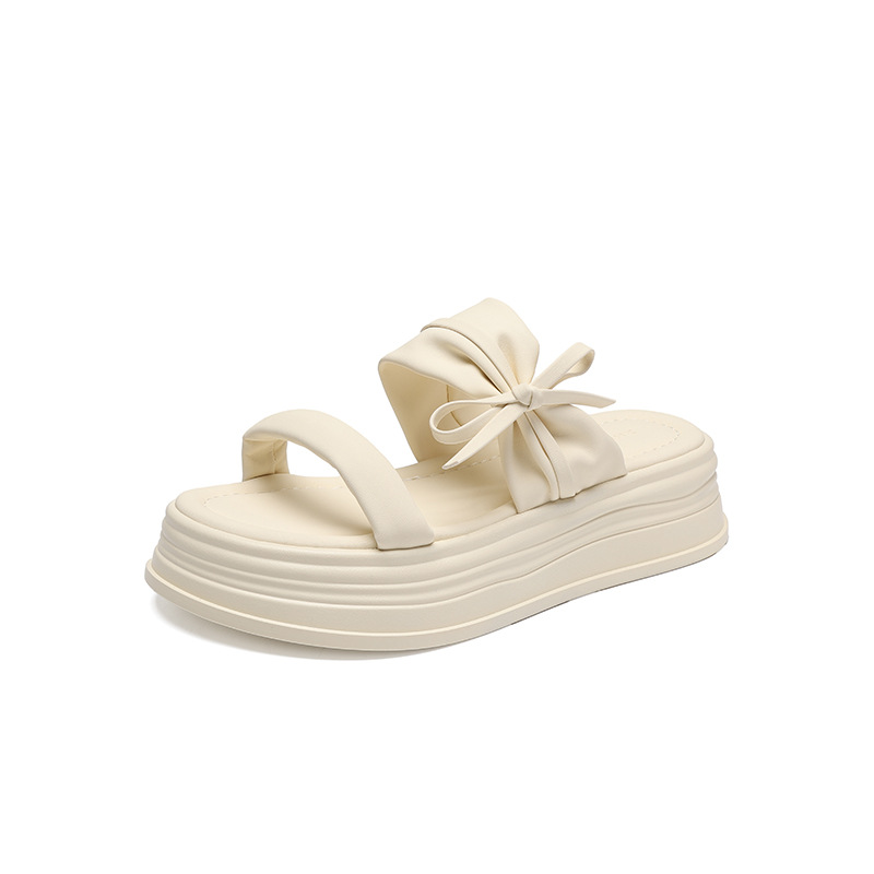 Sandal nữ quai nơ xỏ ngón phong cách tiên nữ — CE19 màu mơ