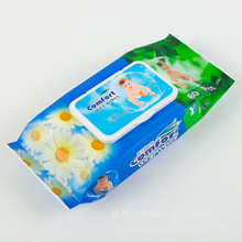 湿巾纸出口定制婴儿湿巾批发跨境外贸强生英文版婴儿湿巾babywipe