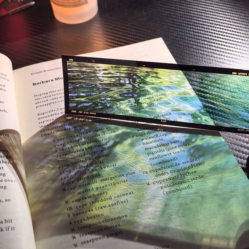 [Life] Film-Like Pet Film Bookmark, Cherry Blossoms, Spring Rain, Ocean, Light-Transmitting Art Photography, Travel Scenery, Transparent Card