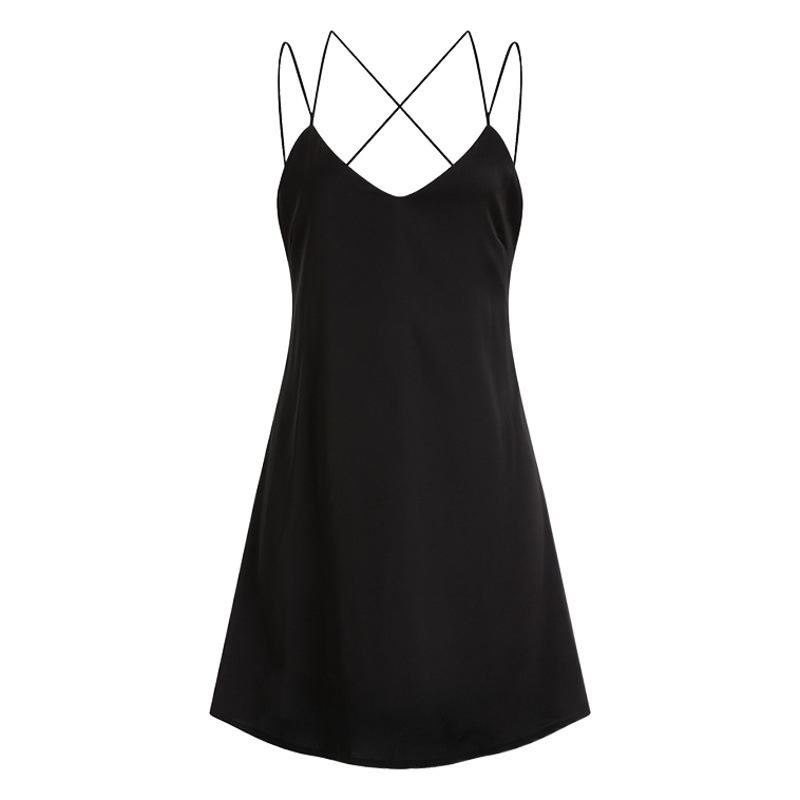 Ruoruo marca Otoño e Invierno pijamas de las mujeres sexy satén backless tentación Correa camisón inicio desgaste traje generación 1320