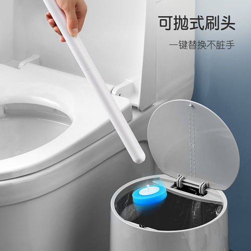 Disposable toilet brush wall-mounted household bathroom no dead ends cleaning pit toilet brush new product set