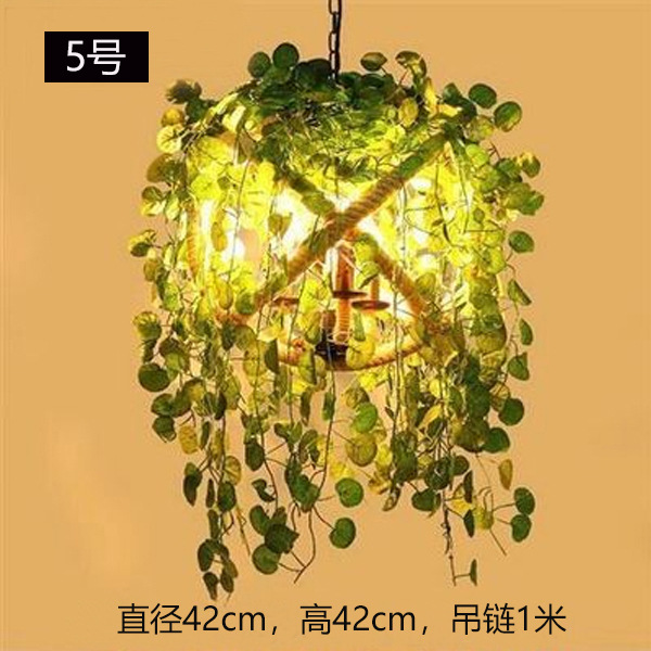 Lámpara Colgante Industrial para Plantas de Hierro Decorativa para Restaurante Bar y Cafetería