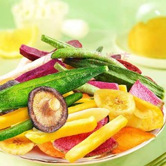 Zhiwei Ke 108g Comprehensive Fruit and Vegetable Crisps Fresh Fruits and Vegetables Vacuum Crisp Low Temperature Freshness Locking Leisure Office Snacks