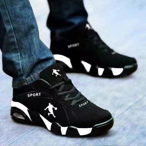 Round scalp, non-slip and waterproof, students 'velvet outdoor running shoes, thickened men's single cotton sneakers, thickened and warm