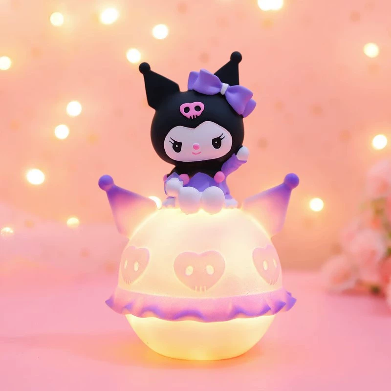 Луна Ночной Светильник (Санрио) Милая Луна Лампа — Kuromi / Melidi / Yumui Собака LED Украшение
