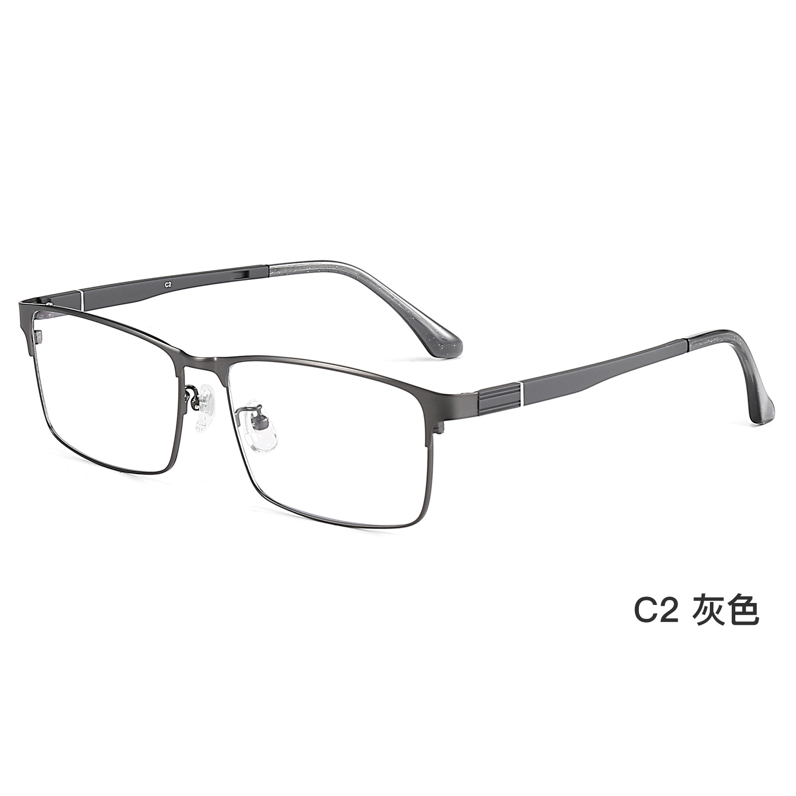 Negocio casual hombres de marco completo gafas de aleación marco TR gafas duras piernas no clip cara grande especial Danyang venta al por mayor