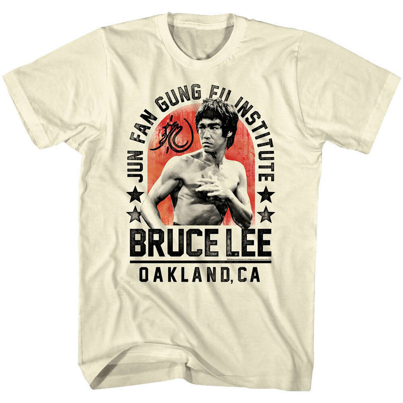 Bruce Lee Jeet Kune Do Boxing Sports Fitness Beauty Retro Foreign Trade Kung Fu Retro Loose T-Shirt