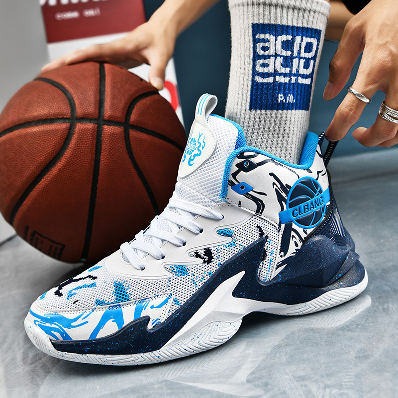 Live streaming van nieuwe betonnen vloer gevechtsbasketbal heren zomer mesh sporten voor tieners en studenten hardloopschoenen_voghion.com