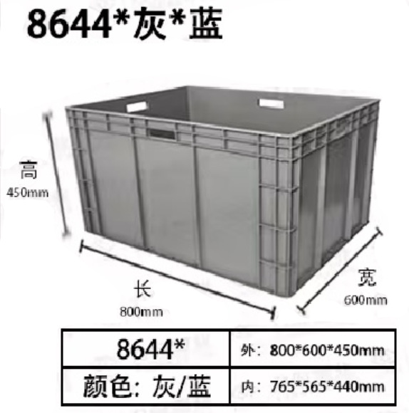 スポットグレーヨーロッパ標準 EU 物流ボックススペアパーツターンオーバーボックスカーアクセサリー肥厚カバー転送ボックス転送ボックス