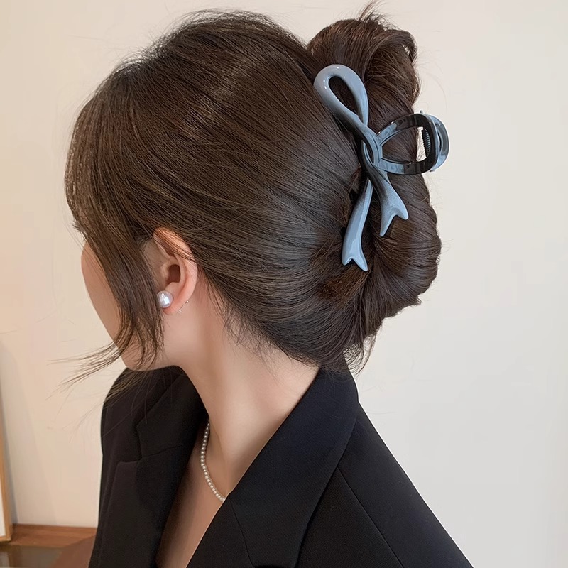 Acrílico grande, pinza de amor, pinza para el cabello, parte posterior de la cabeza femenina, pinza de tiburón, horquilla, pinza para el cabello, tocado, primavera y verano