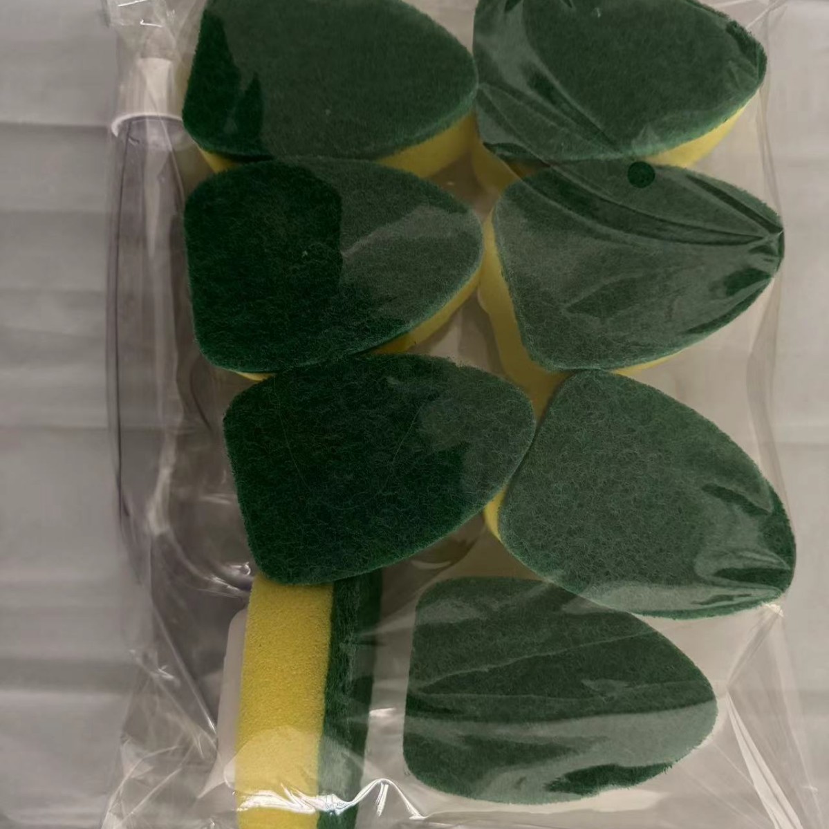 1 냄비 브러시 7 스폰지 헤드