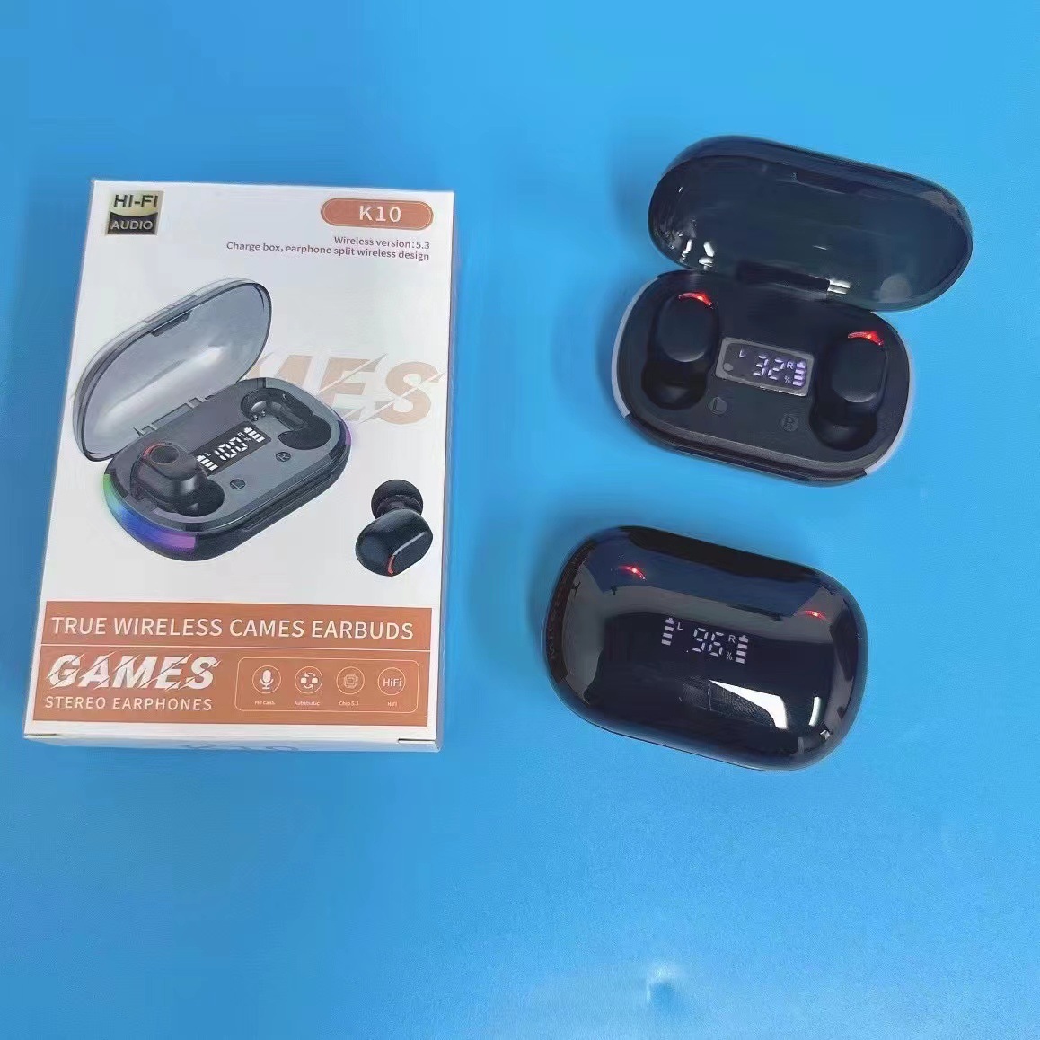 Modelo privado explosivo transfronterizo YD03 M90 F9-5C M25 E7S Pantalla digital táctil TWS 5.4 Auriculares Bluetooth F9