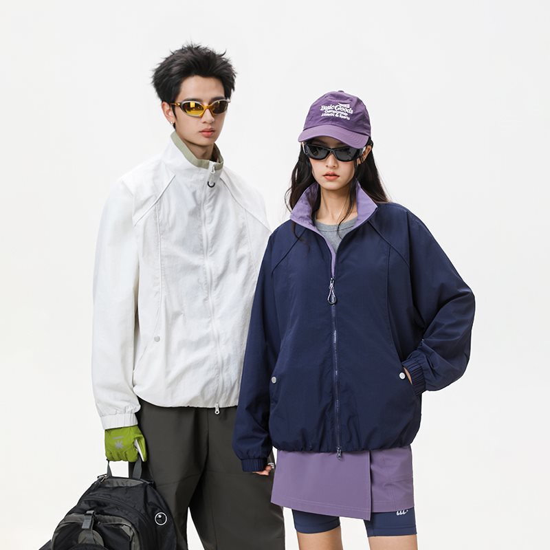 2026 New Urban Sporty Simple Outdoor Japanese Trendy Brand Windbreaker Jacket