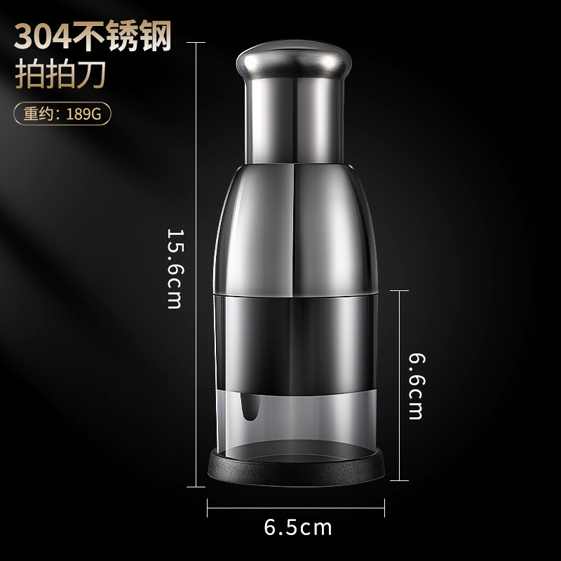 304 palo de acero inoxidable palo de palo de ajo casero barro de cocina herramienta de prensa de cocina multifuncional