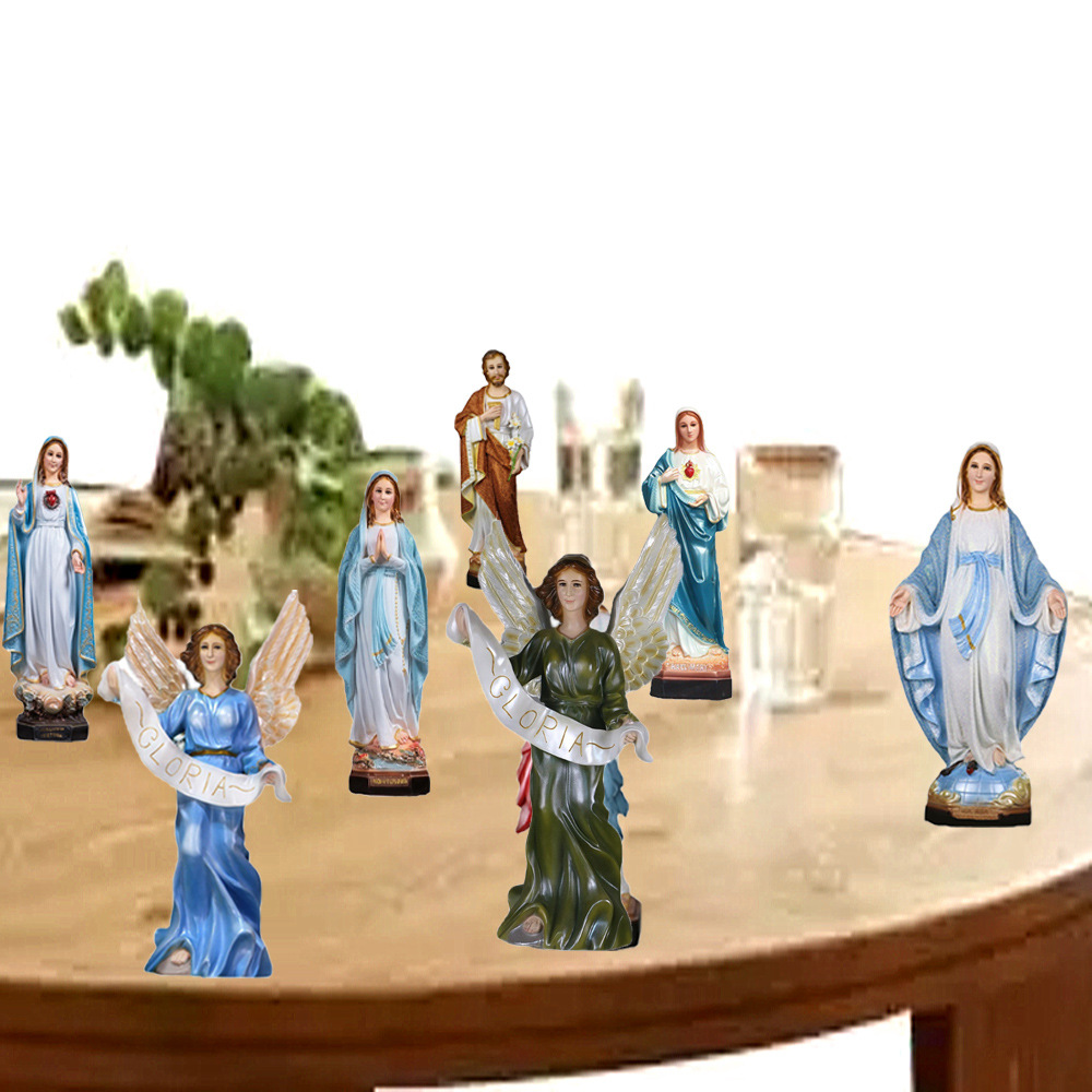 Envío gratis 30cm decoración artesanal estatua de luz de Joseph Wang decoración de figura de la familia sala de estar