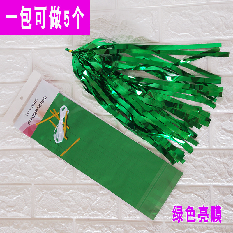 Fijación de papel al por mayor 5 / paquete de cinta de color tirar de flores decoración de la habitación de bodas suministros de fiesta europeos y estadounidenses