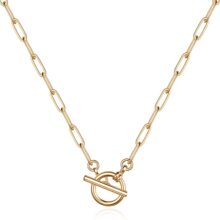 paperclip chain necklace ����ɫ���P�OT��18K�����朗l��Ů