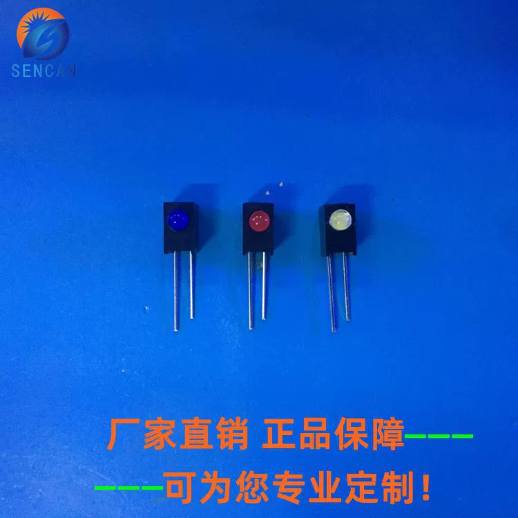 Патрон лампы F3 с одним отверстием, двойным отверстием, четыре отверстия со светодиодной подсветкой, красный, зеленый, синий, желтый, 3 мм, квадратный держатель, изогнутый на 90 градусов, комбинация индикатора ножки