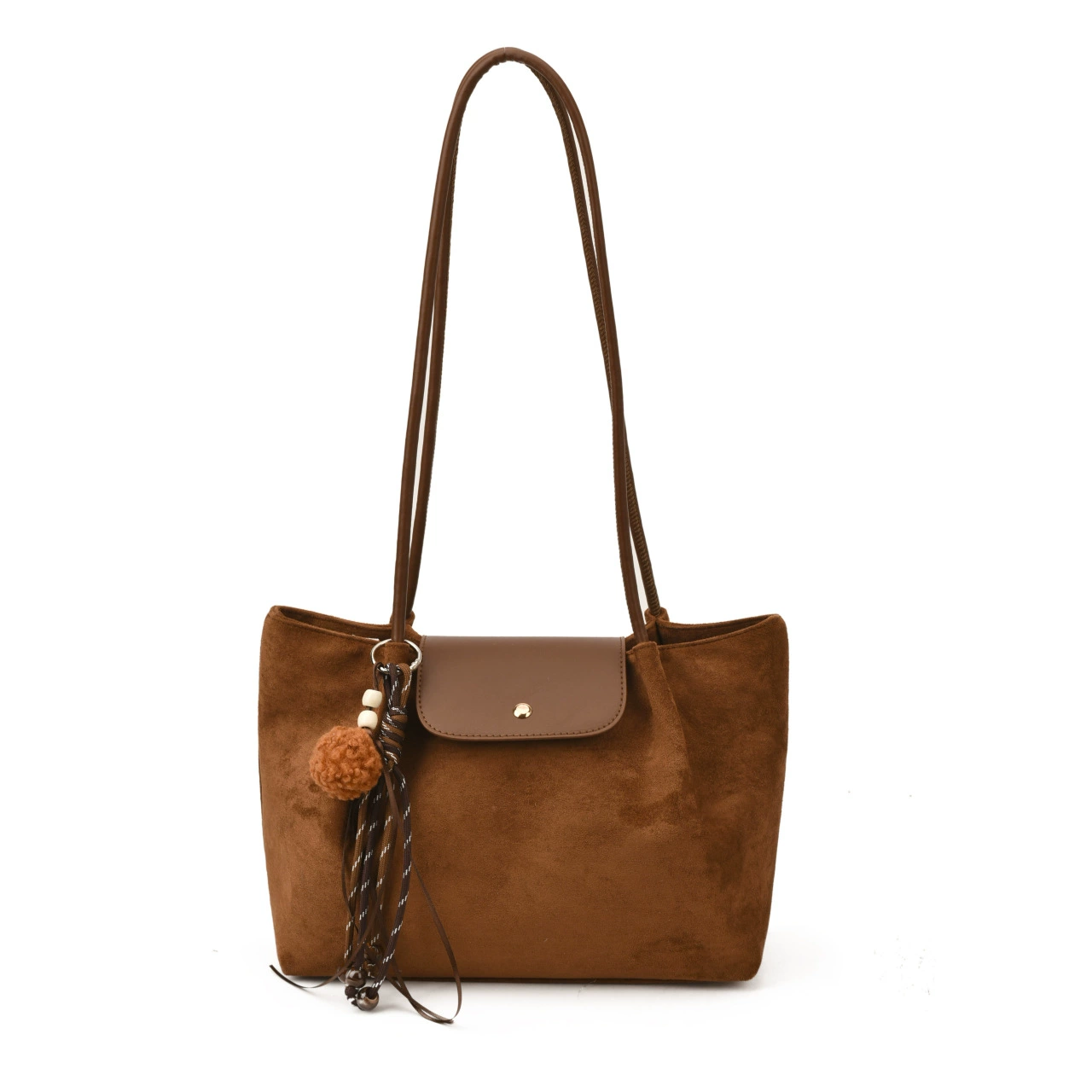 Capacious retro shoulder bag, underarm bag