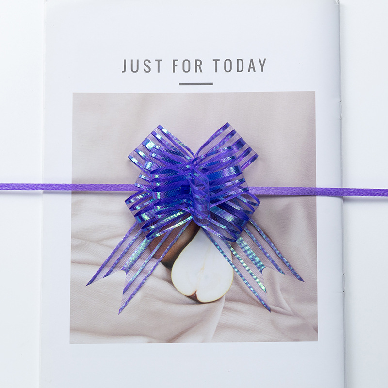 Ribbon colorido dibujo de flores colorido carro de boda decoración de regalo embalaje mariposa sala de bodas escaleras de techo colgante sala de estar dibujo de nieve