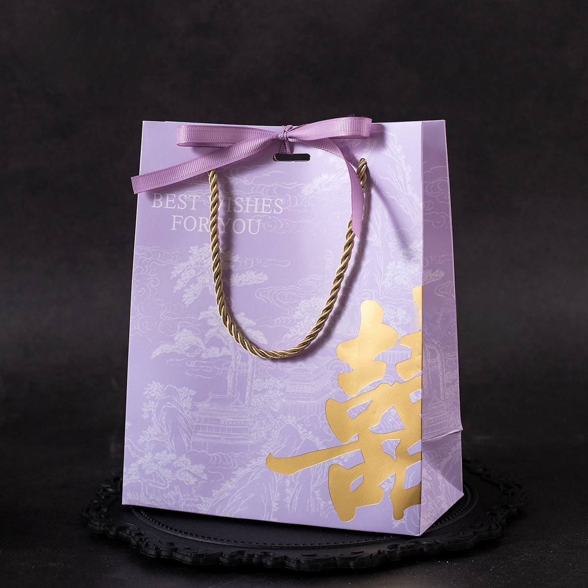 Purple handbag [xf051]