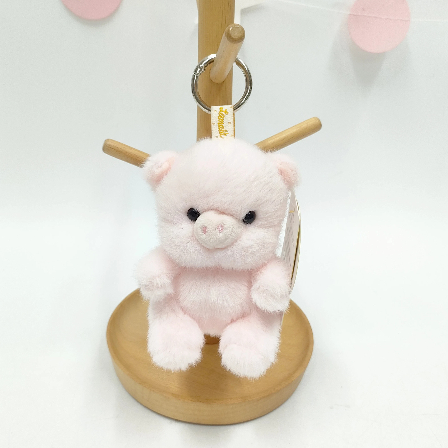 Muñeco de peluche de bolita de frijol para la palma, alivio del estrés, compañero de escritorio de panda y mapache, juguete para niños.