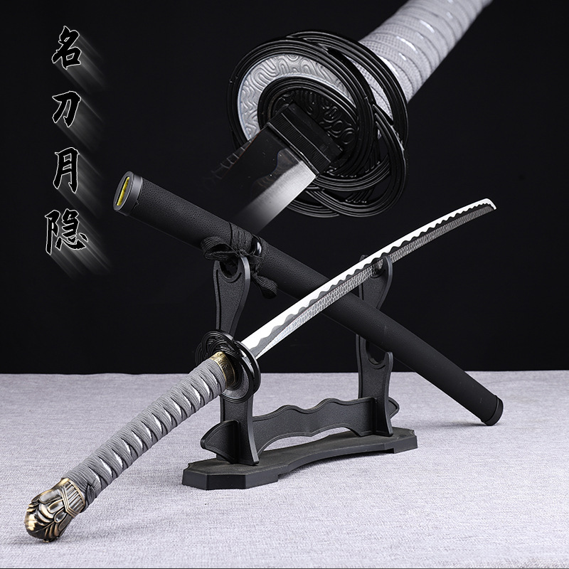 猎犬长牙艾尔登法环金属武器名刀月隐尸山血海COS武器道具未开刃