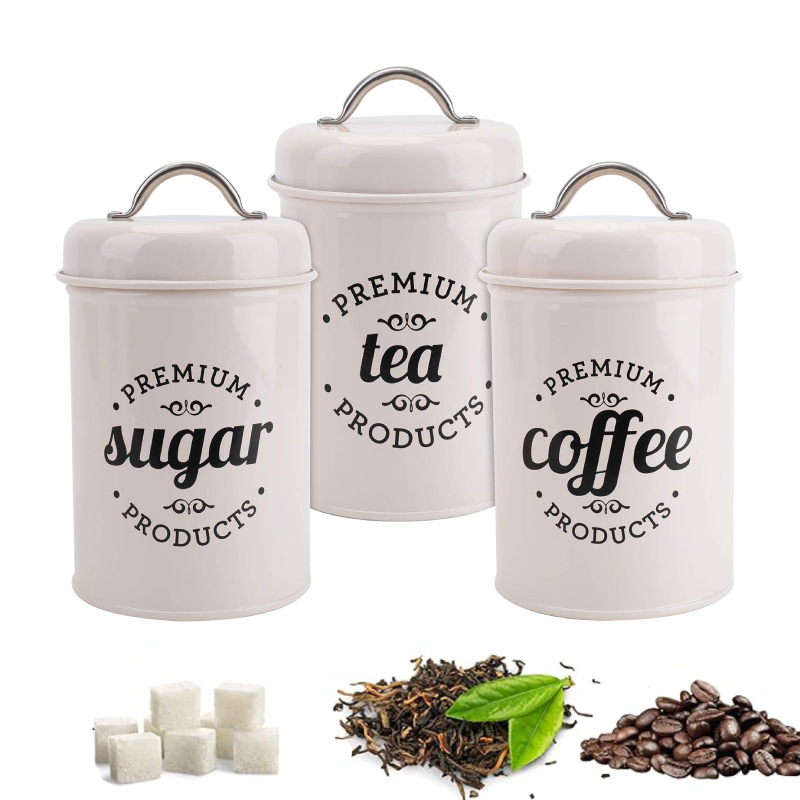 European-Style Sealed Cans, Milk Powder Cans, Coffee Cans, Tea Cans, Candy Cans, Kitchen Snack Cans, Iron Storage Cans