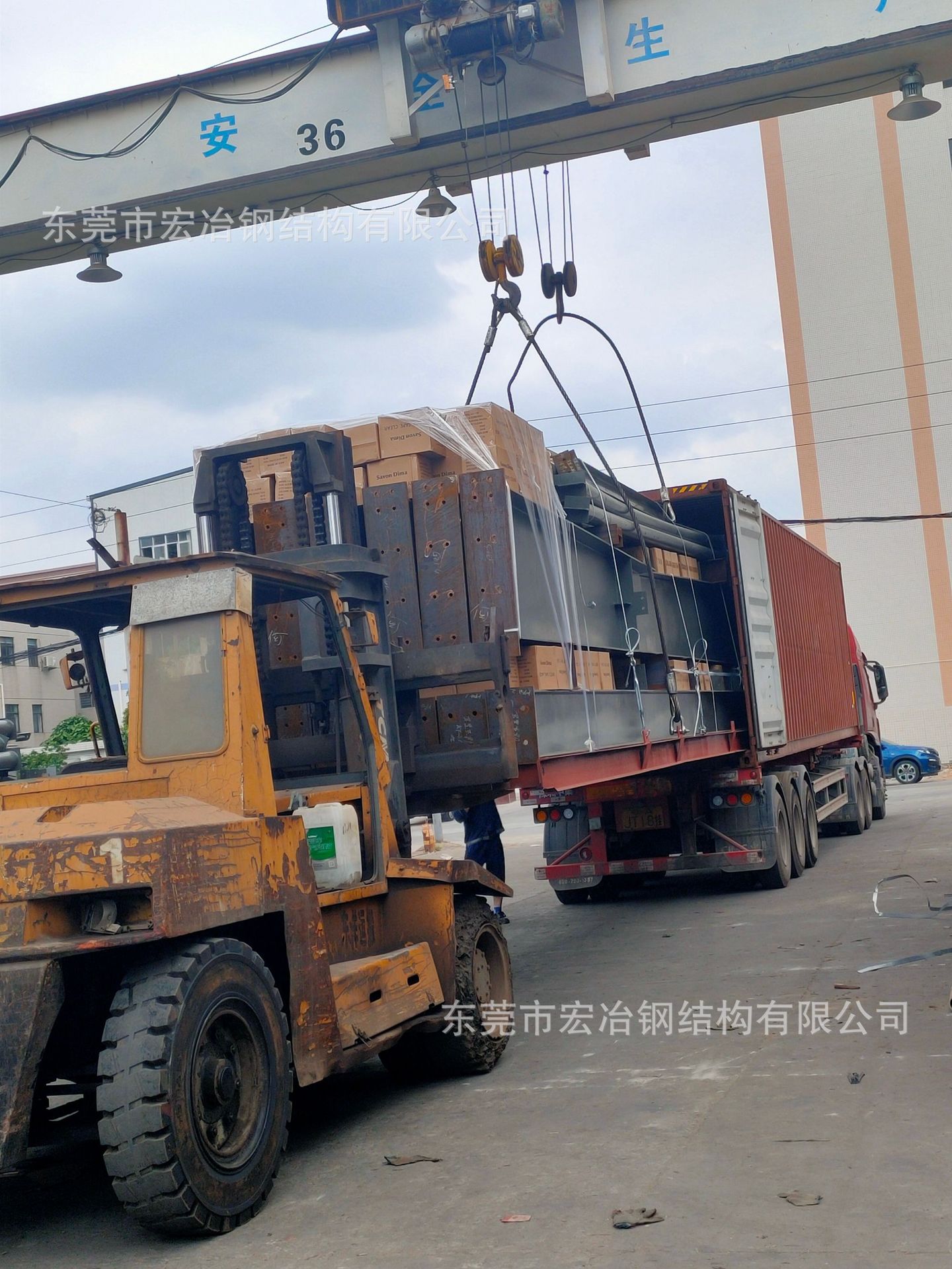 Guangdong Steel machining customized Steel frame structure Material Science Architecture engineering Exit Factory building Steel machining