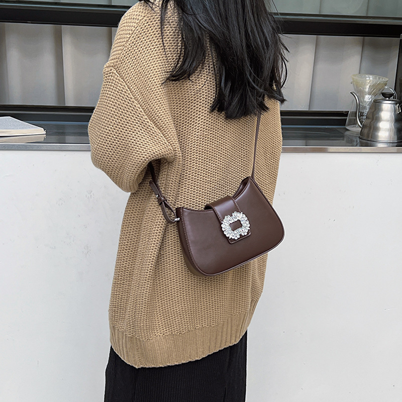 Minimalist Women's Shoulder Bag French Style Versatile Handbag_voghion.com