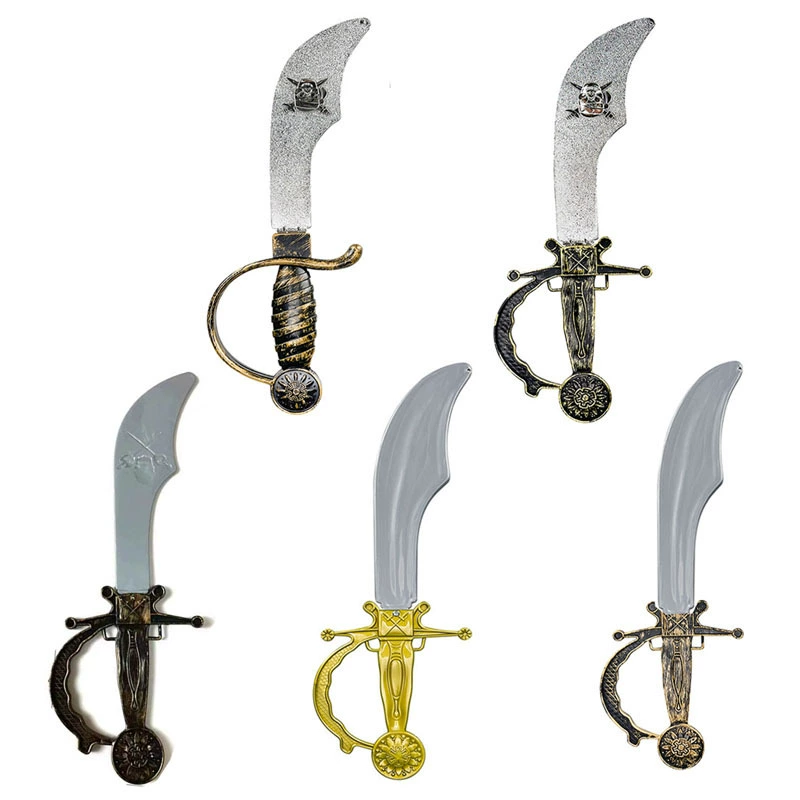 Внешняя торговля Хэллоуин вечеринка реквизит выпускной вечер одеваются косплей пиратский костюм украшения пиратский нож гальваника