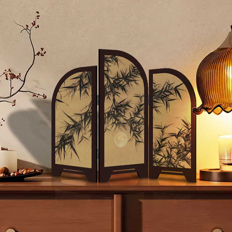 Fábrica directa nueva pantalla de escritorio china pinturas decorativas decoraciones de estilo medieval pinturas creativas de nicho