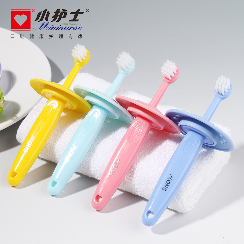 Baby toothbrush 2-6 years old super soft brush wire parent-child toothbrush thermoplastic rubber cute children toothbrush wholesale