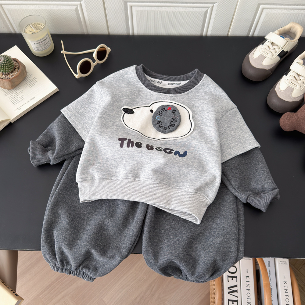 autumn children's three dimensional set with letters