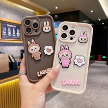 跨境适用VIVO Y300卡通手机壳S30PROMINI可爱公仔拉布布V60情侣软