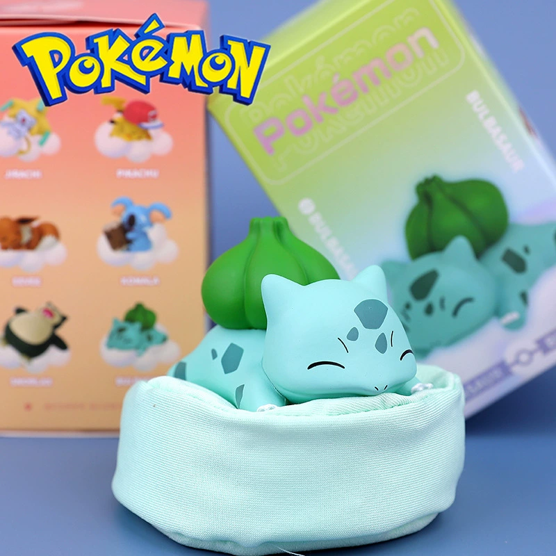 Mini Figure Toy (Pokémon) — Collectible Standing & Sleeping Poses, Boxed Miniatures