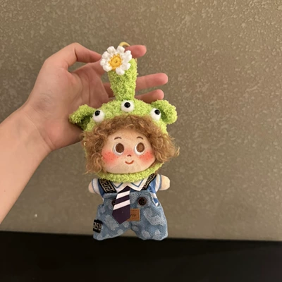 Pluş açarlıqlar – Plush Doll Pendant with - three-eyed-cub-khaki-explosion-pendant