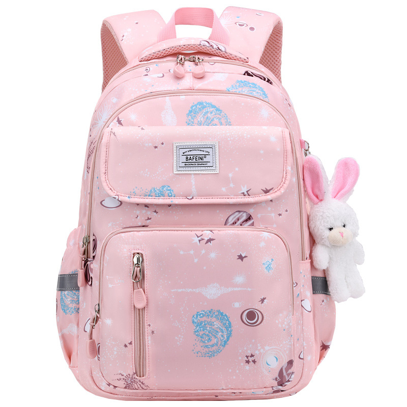 Nueva mochila escolar de estudiantes de secundaria primaria y secundaria femenina 3 - 6 - 9 grados niños 9 - 12 - 18 años de edad mochila de hombro ligera ocio