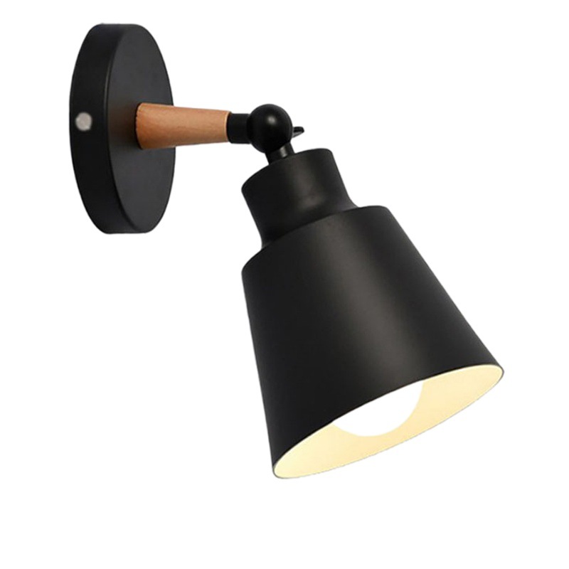 Lámpara de pared nórdica dormitorio lámpara de noche moderna minimalista comedor pasillo escaleras corredor estudio sala de estar macaron lámpara de pared