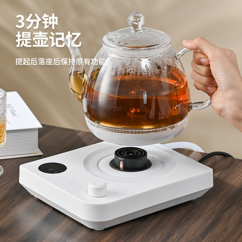 智能全自动底部上水电热水壶家用玻璃茶艺炉烧水壶恒温水壶