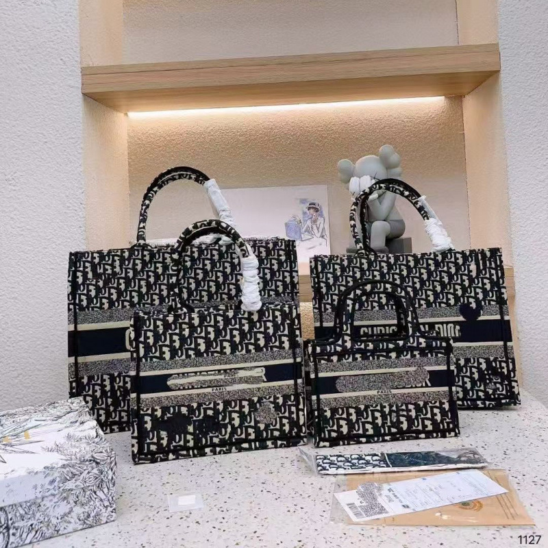 D's 新しい大容量ハンドバッグ布バッグショッピングバッグレディースバッグトートクラシックハイエンドスーパーパックオープンバッグ|undefined