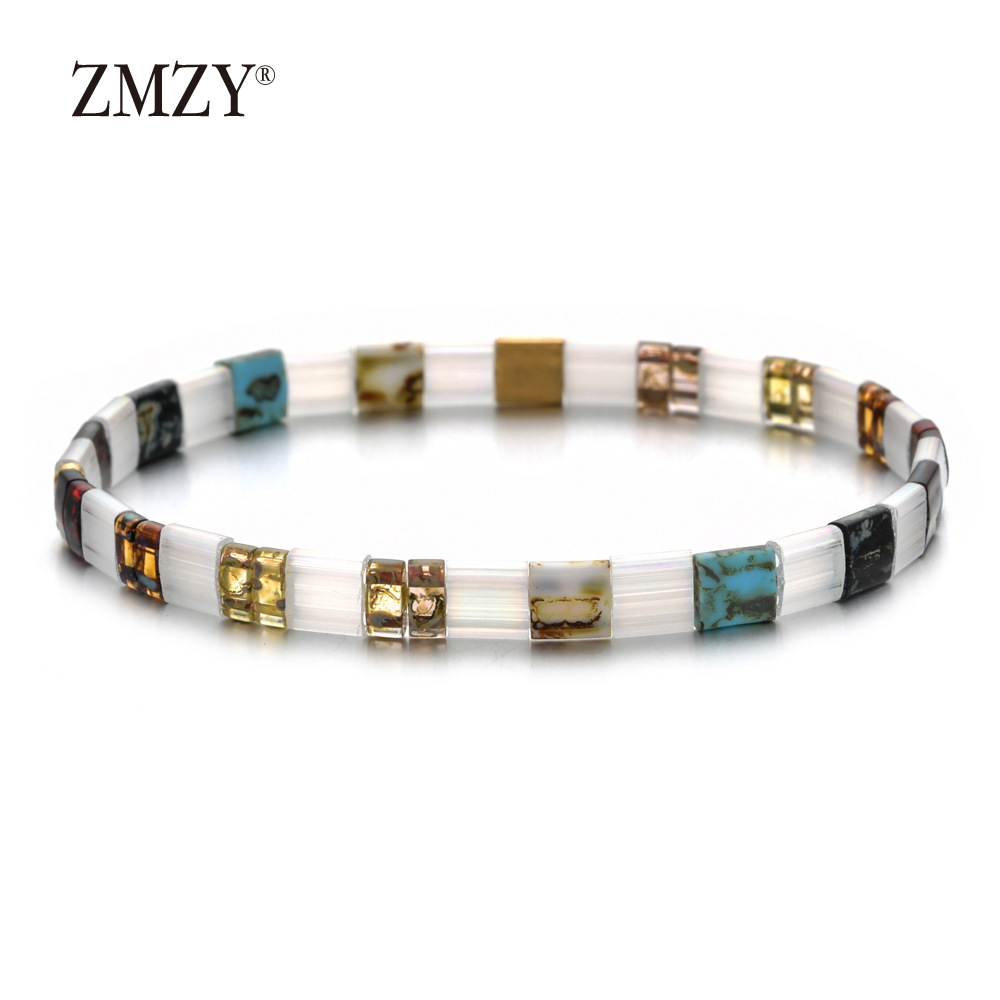 20g Weight Bracelets Classification Beaded Chain Material 1 Piece Quantity Holiday, Daily Occasion Beaded Material Colorful Pattern Women's Gender Bohemian Style Bohemian Colorful Beaded Wholesale Beaded Bracelets 4