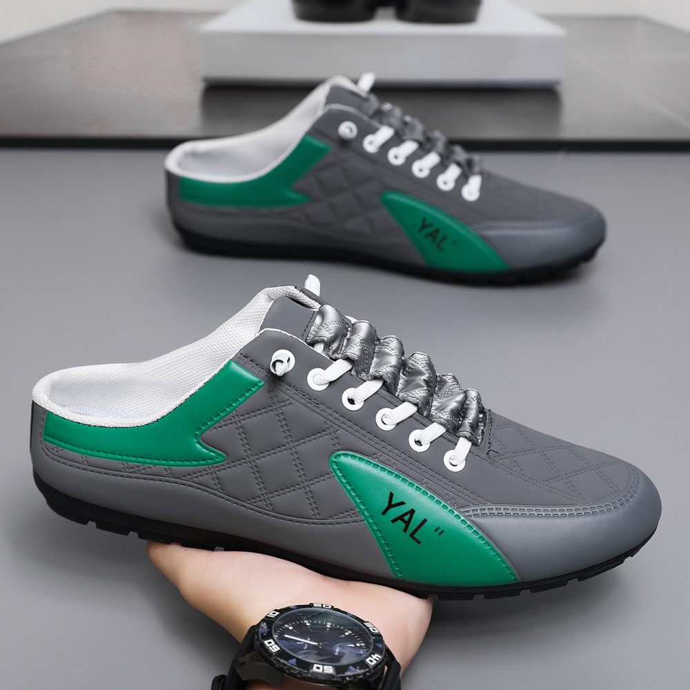 Cross-border wholesale pilot casual shoes, soft-soled slip-on men's shoes, lightweight low-top casual versatile non-slip shoes