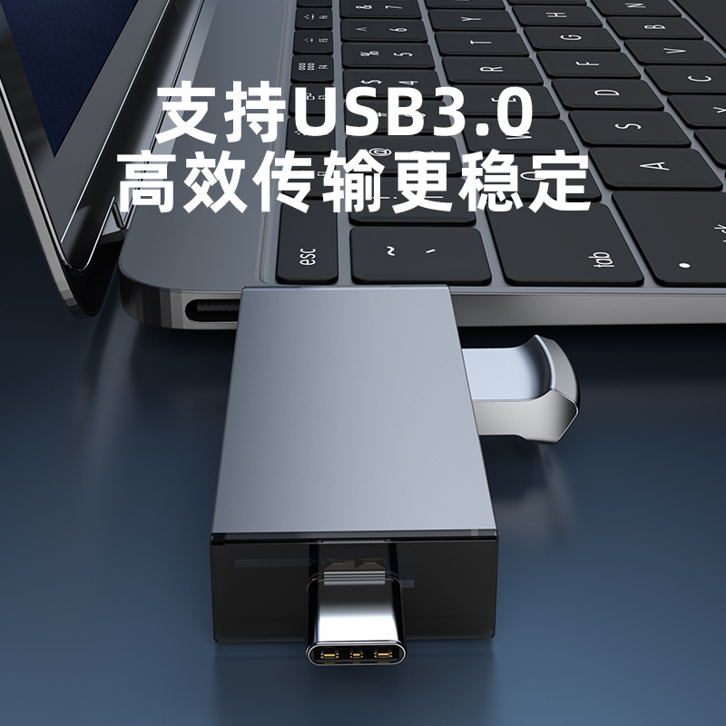 プライベートモデル金属カードリーダーotg多機能type-c3.0アンドロイド携帯電話パソコン卸売り2.0高速sd/tf|undefined