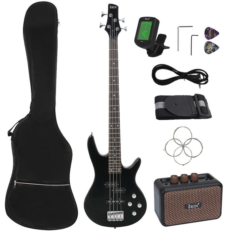 Cross-Border 4-String Bass Guitar, Four-String Electric Bass, Beginner's Entry-Level 4-String Electric Bass, Professional Performance Bass