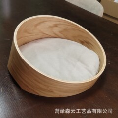 スポット木製半円形高さ猫小屋と犬小屋無垢材の新しい屋内猫ハウス猫分娩室オールシーズンペット