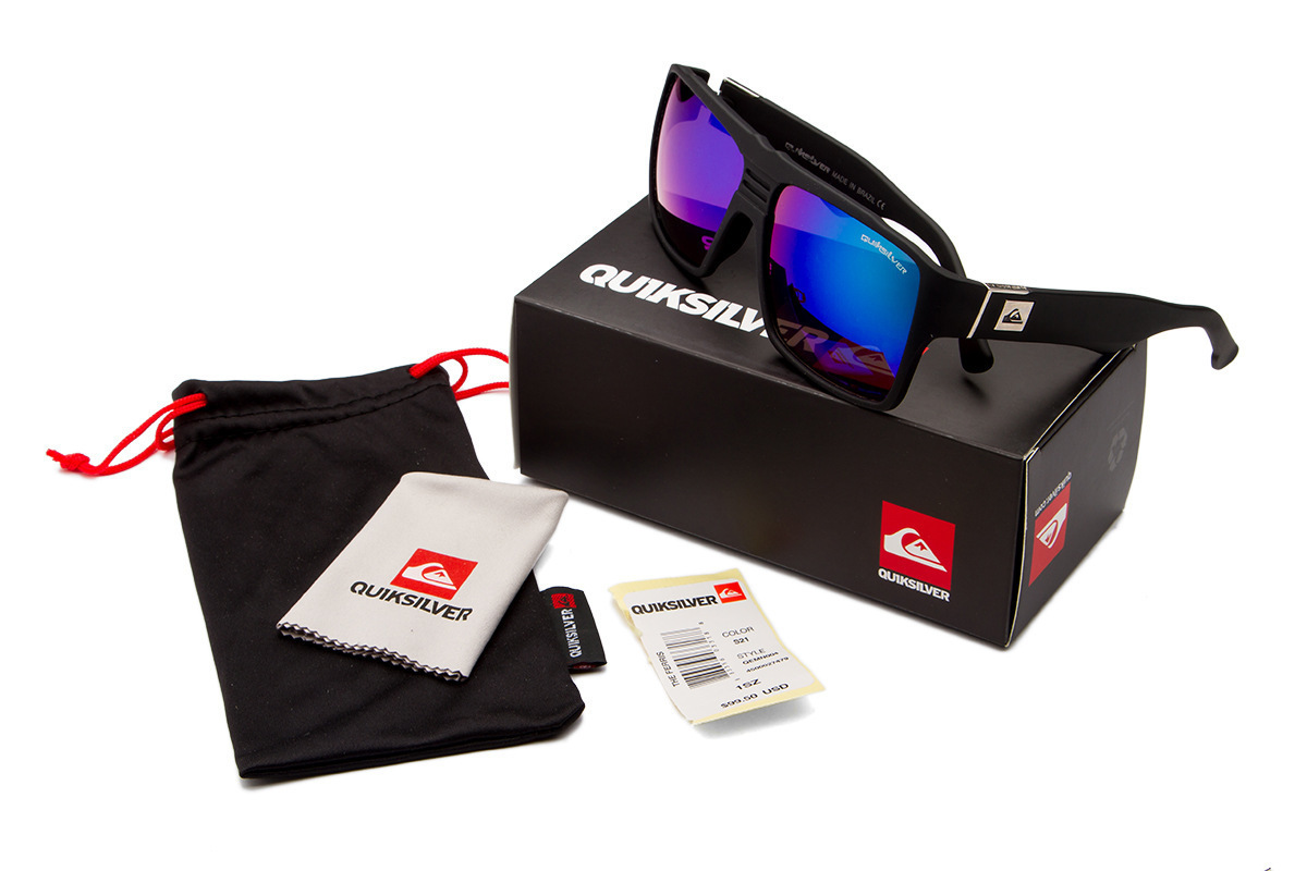 Nueva caja de embalaje bolsa de gafas de tela QS traje de gafas caso todo a juego