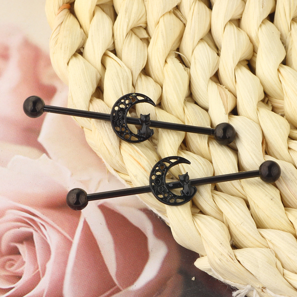Labret piercing jewelry detail image